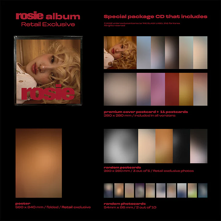 [PRE-ORDER] ROSE - ROSIE (RETAIL EXCLUSIVE) NO CD ❌