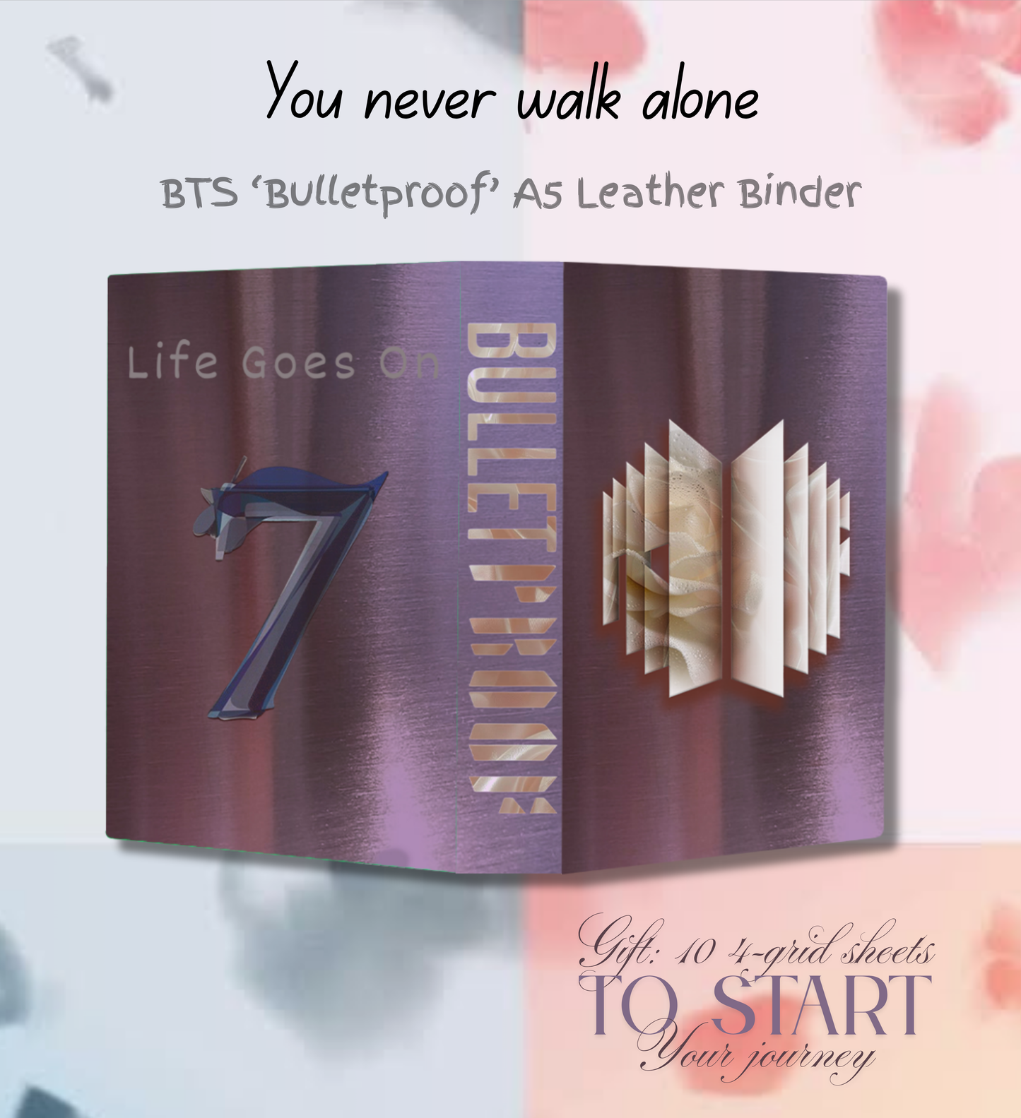 [PRE-ORDER] BTS Bulletproof A5 Binder (leather)