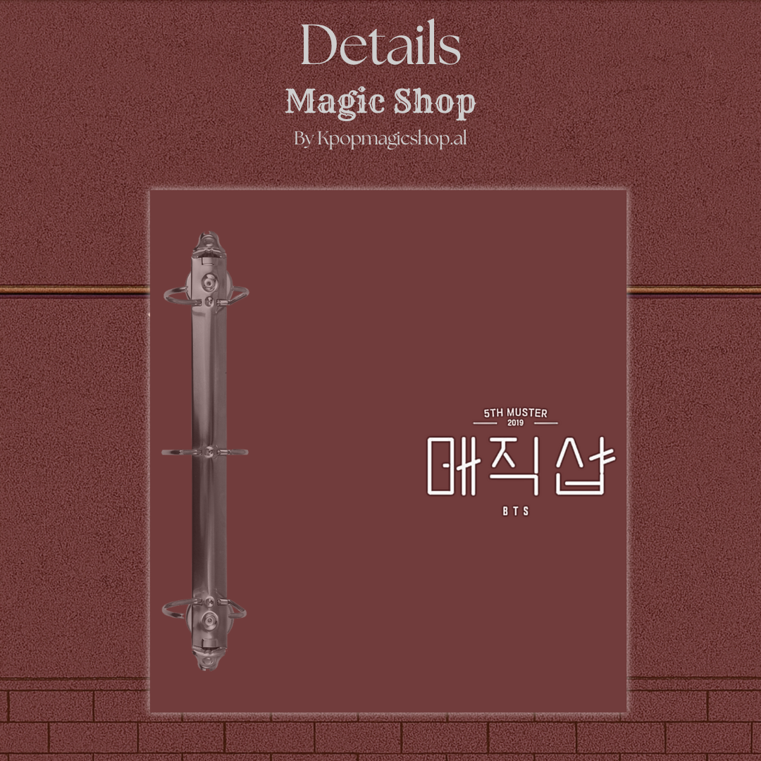 [PRE-ORDER] BTS Magic Shop A5 Binder (leather)