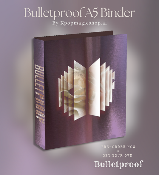 [PRE-ORDER] BTS Bulletproof A5 Binder (leather)