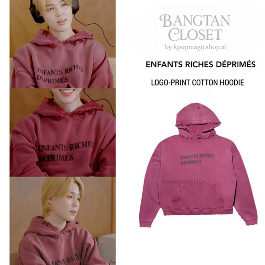 [PRE-ORDER] Bangtan Closet: Jimin's ERD Ripped Hoodie