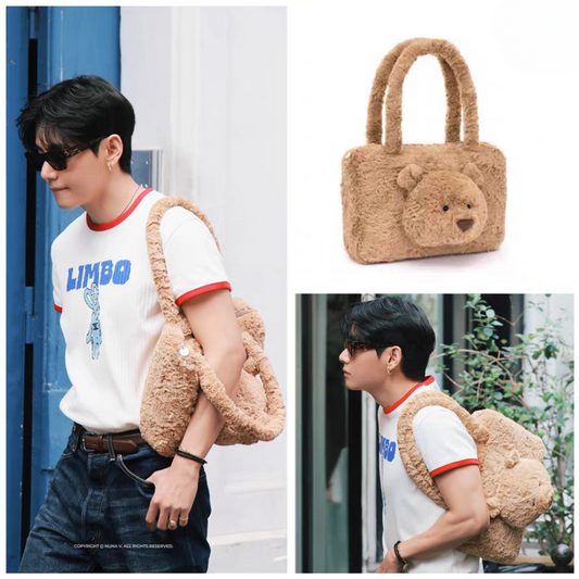 [PRE-ORDER] Taehyung's Same Style Plushy Bear Bag