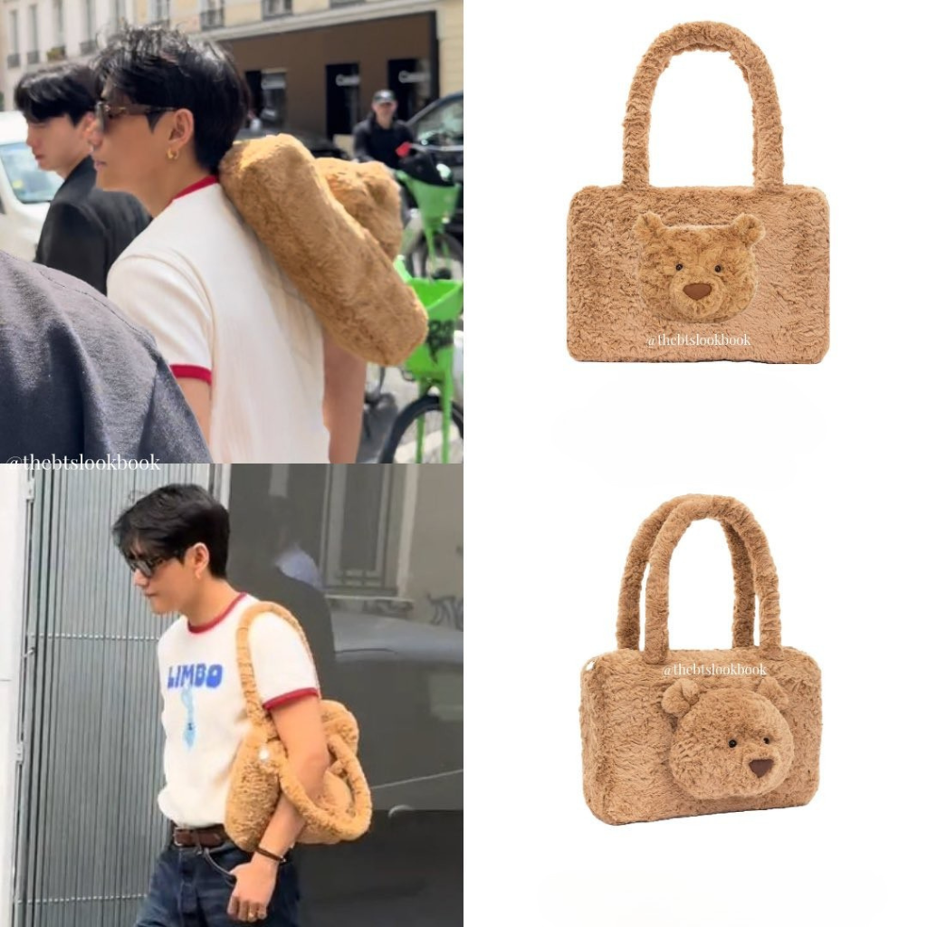 [PRE-ORDER] Taehyung's Same Style Plushy Bear Bag