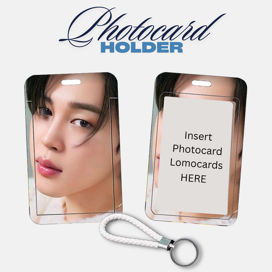 COMING SOON ✈️: BTS Jimin PC Holder + White Lanyard