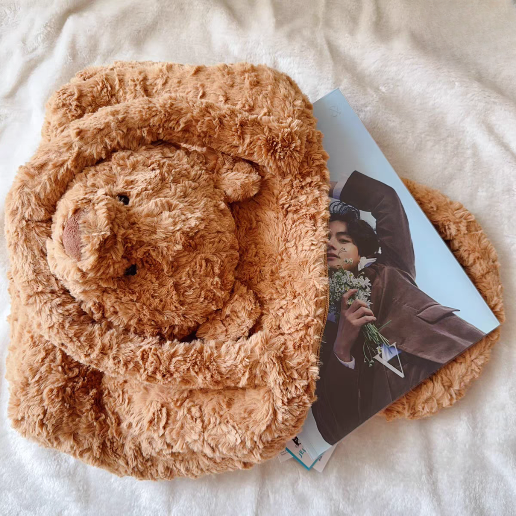 [PRE-ORDER] Taehyung's Same Style Plushy Bear Bag