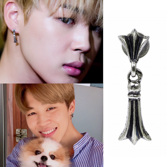 [PRE-ORDER] BTS Jimin Bell Flower Retro S925 Silver Earring (Single)