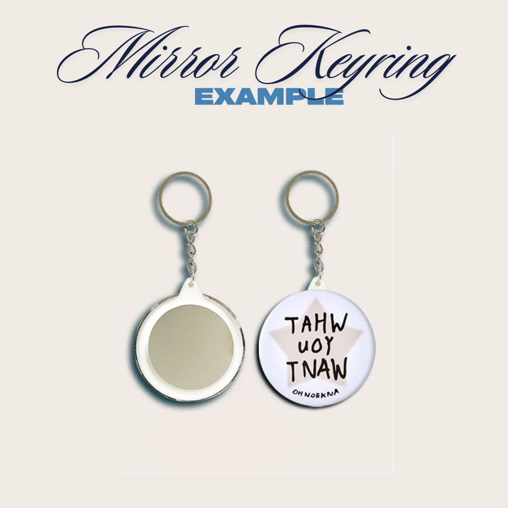 [PRE-ORDER] BABYMONSTER 'We Go Up' Picture Badge / Mirror Keychain
