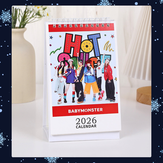 [PRE-ORDER] BABYMONSTER 2026 Desk Calendar | HD Member Photos