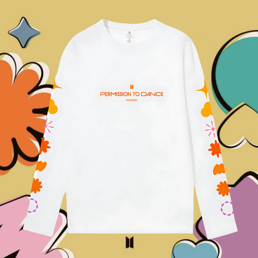[PRE-ORDER] BTS Permission To Dance Tour Sweatshirt White