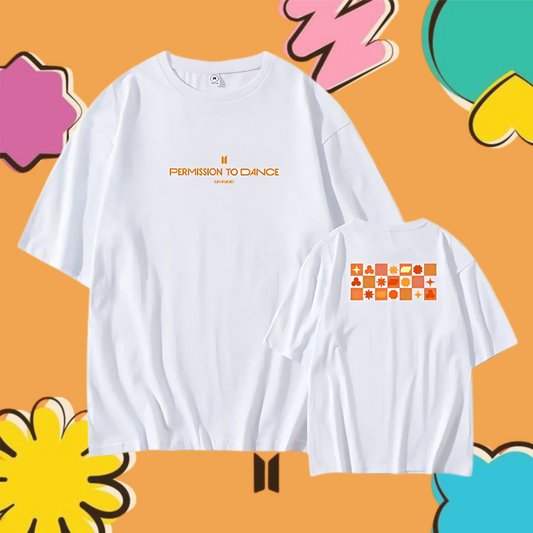 [PRE-ORDER] BTS Permission To Dance Tour T-Shirt White