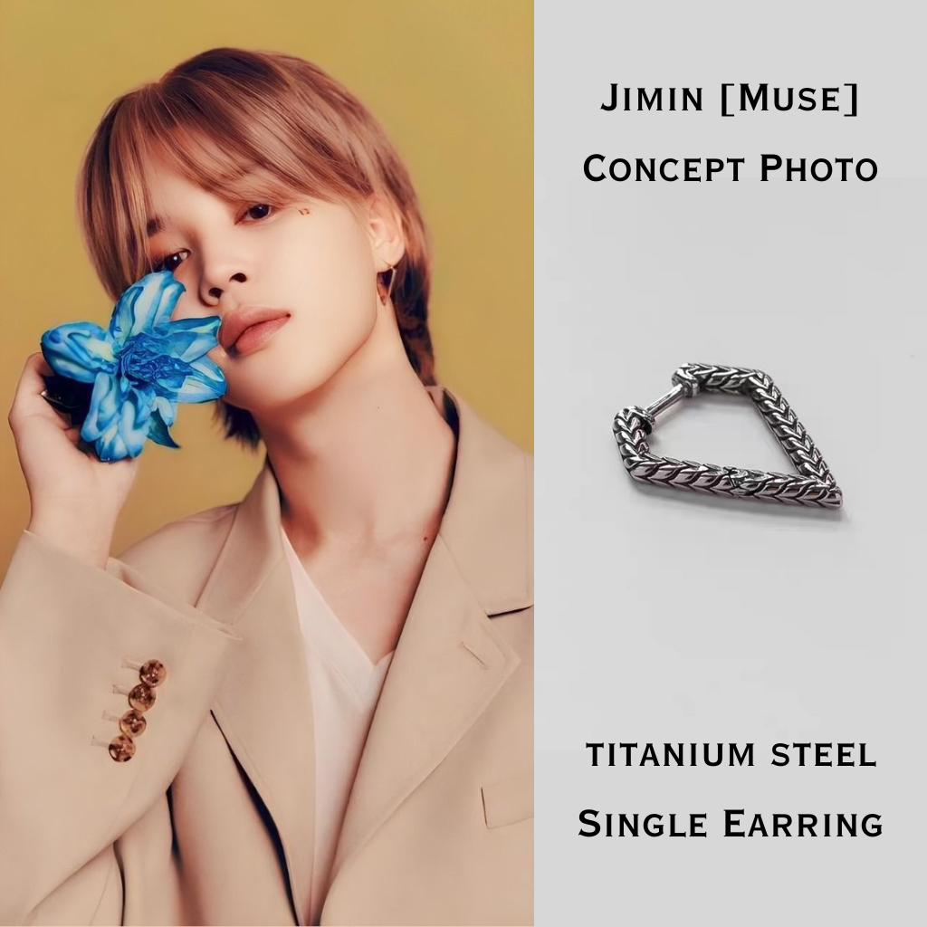 [PRE-ORDER] BTS Jimin Muse Titanium Steel Earring