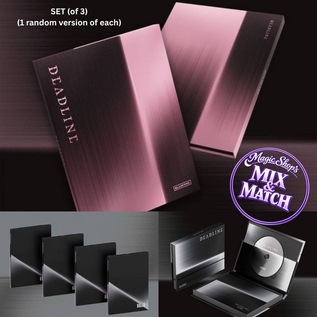 [PRE-ORDER] BLACKPINK- [DEADLINE] SET (of 3) NO CD ❌ Magic Shop's MIX & MATCH