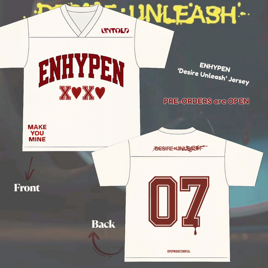 [PRE-ORDER] ENHYPEN: 'Desire Unleash' Jersey