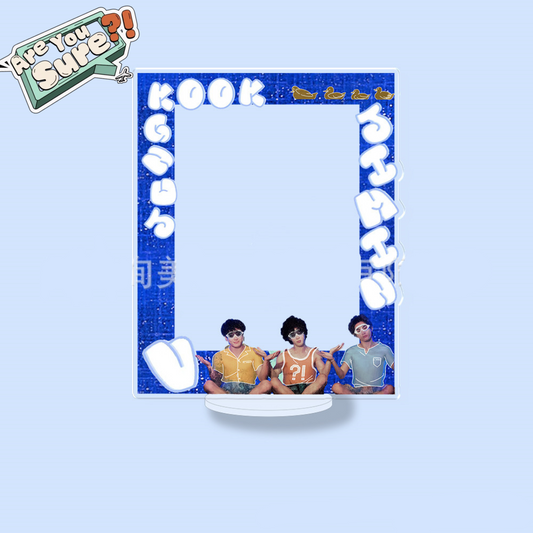 [PRE-ORDER] 'Are You Sure?' Jungkook & Jimin Acrylic Pc Holder Standee