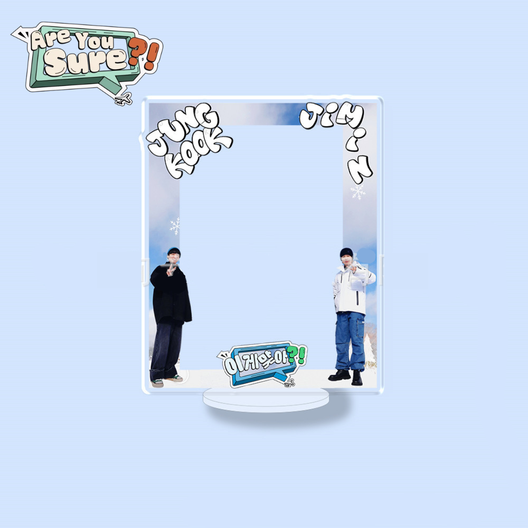 [PRE-ORDER] 'Are You Sure?' Jungkook & Jimin Acrylic Pc Holder Standee