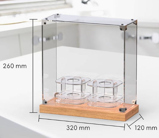 [PRE-ORDER] Transparent Acrylic Display Box for 2 Lightsticks