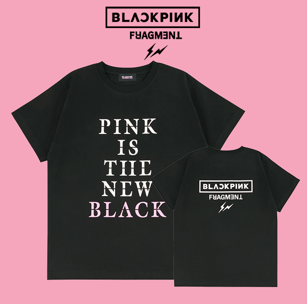 [PRE-ORDER] BLACKPINK x Fragment Black T-Shirt | Model 3