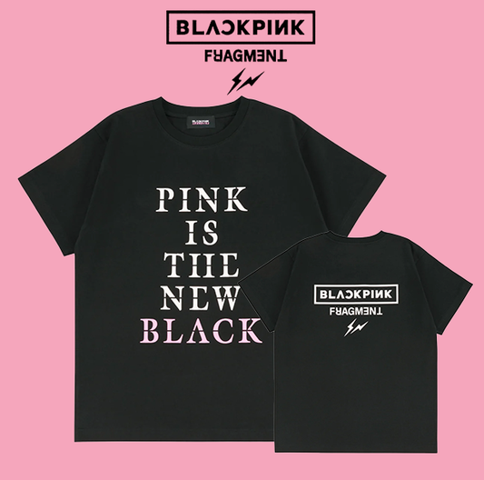 [PRE-ORDER] BLACKPINK x Fragment Black T-Shirt | Model 3