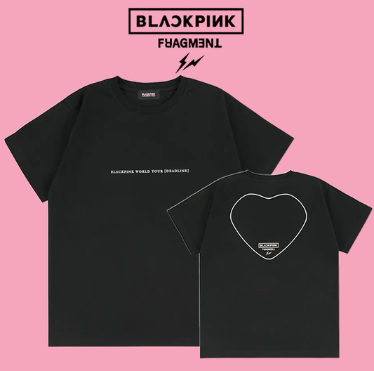 [PRE-ORDER] BLACKPINK x Fragment Black T-Shirt | Model 1