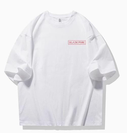 [PRE-ORDER] BLACKPINK Embroidered Logo T-Shirt – 100% Cotton