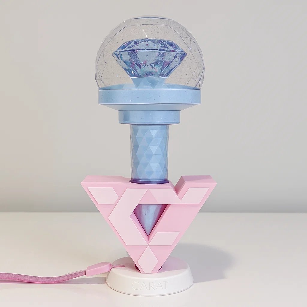 [PRE-ORDER] SEVENTEEN Pink Base Carat Lightstick Holder