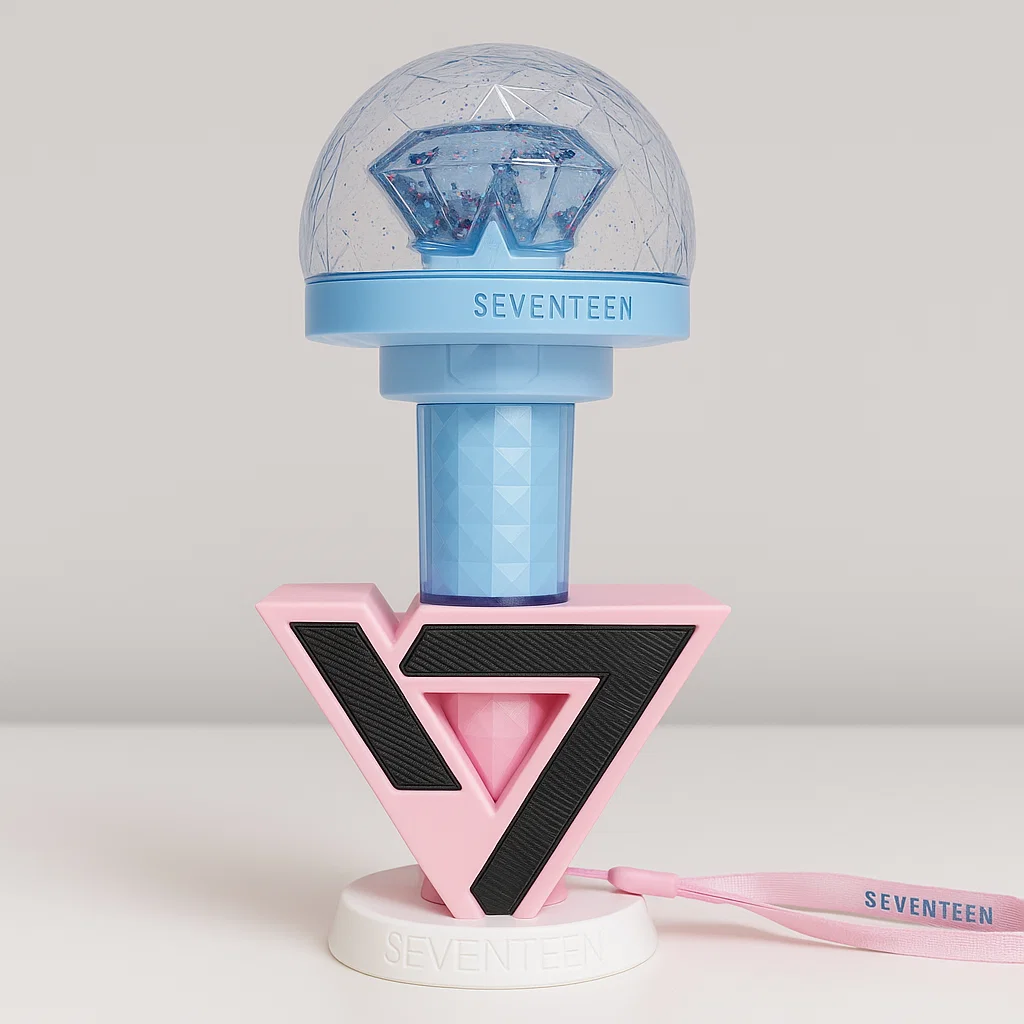 [PRE-ORDER] SEVENTEEN Pink Base Carat Lightstick Holder