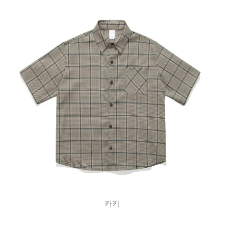[PRE-ORDER] BRAND: BTS Jungkook Style – Plaid Lapel Cardigan Shirt