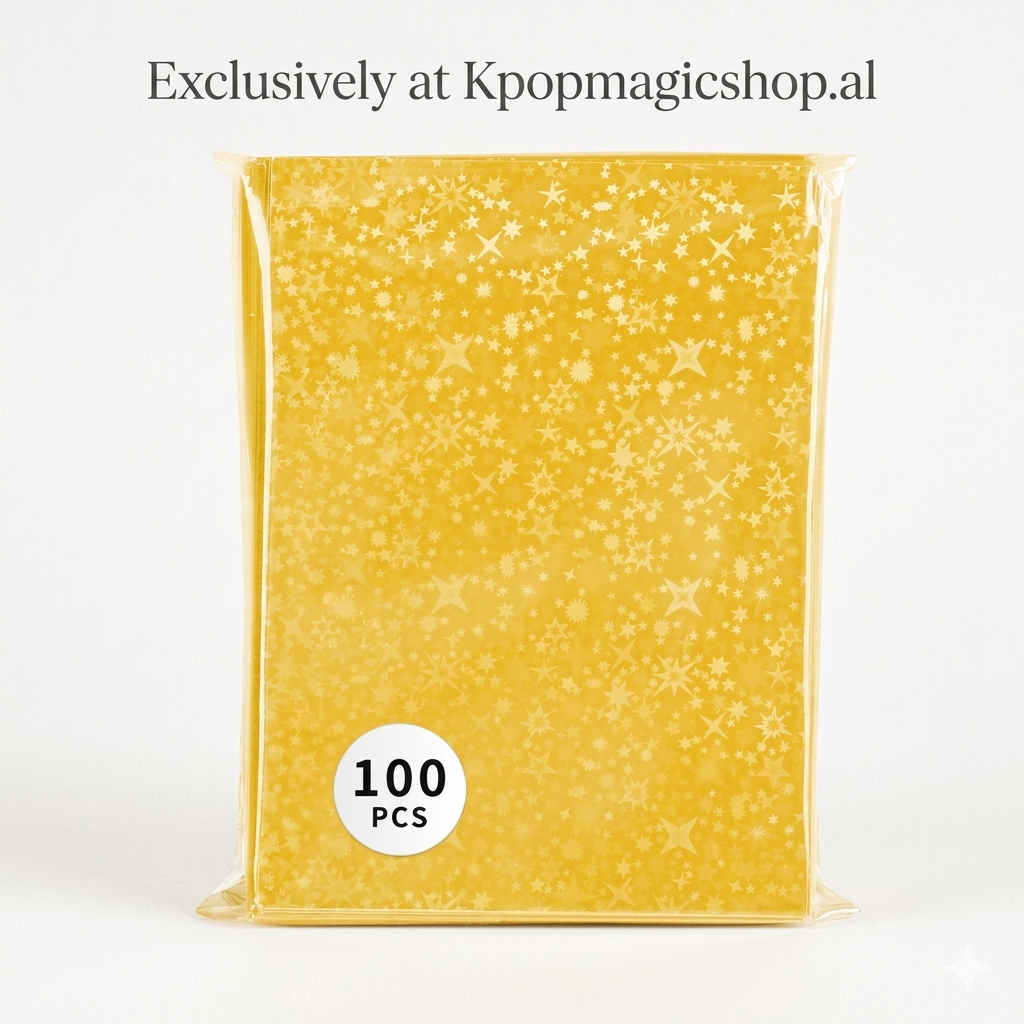[Në Gjendje] Colorful Heart-Shaped Holographic photocard sleeves | 100pcs