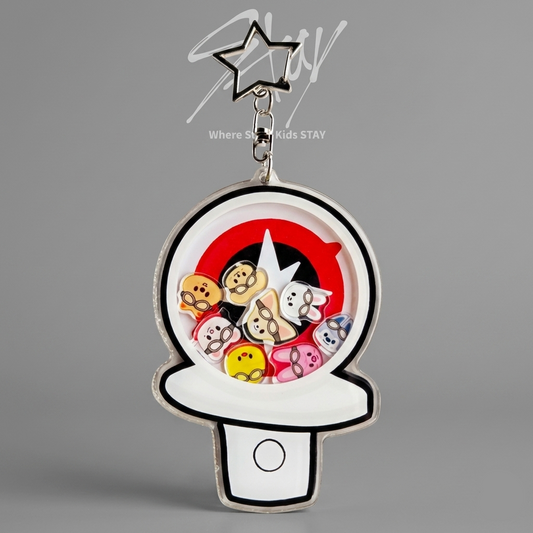 [PRE-ORDER] Stray Kids SKZOO Shaker Keychain | Lightstick Design