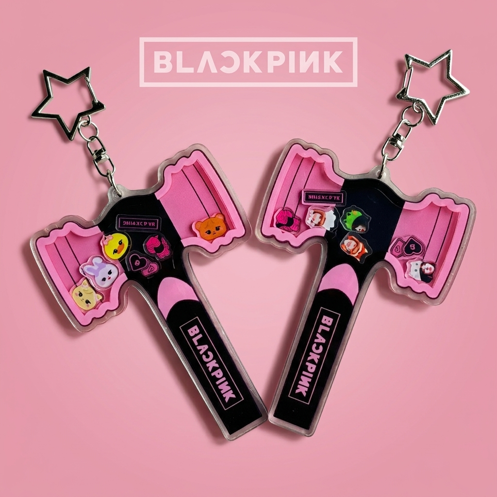 [Në Gjendje] Blackpink Shaker Keychain | Lightstick Design