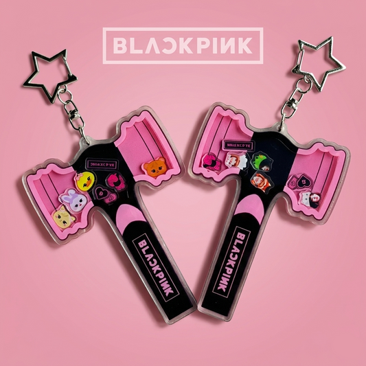 [PRE-ORDER] Blackpink Shaker Keychain | Lightstick Design