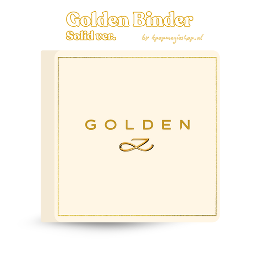 [PRE-ORDER] BTS JUNGKOOK Golden (solid ver.) Mini Photocard Binder Series