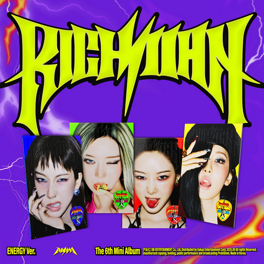 [PRE-ORDER] Aespa 'Rich Man' (Energy Ver.) RANDOM Ver. NO CD ❌