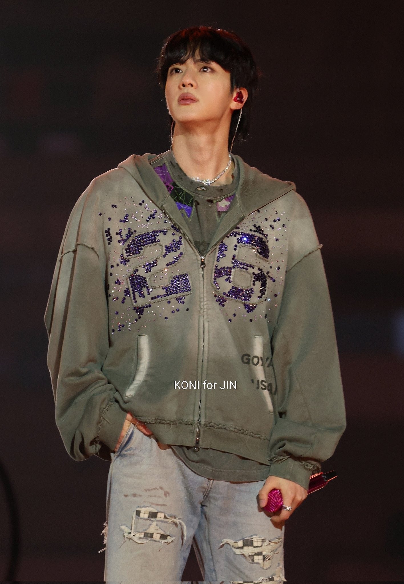 [PRE-ORDER] BTS Arirang Washed Green Zip-Up Hoodie | 2026