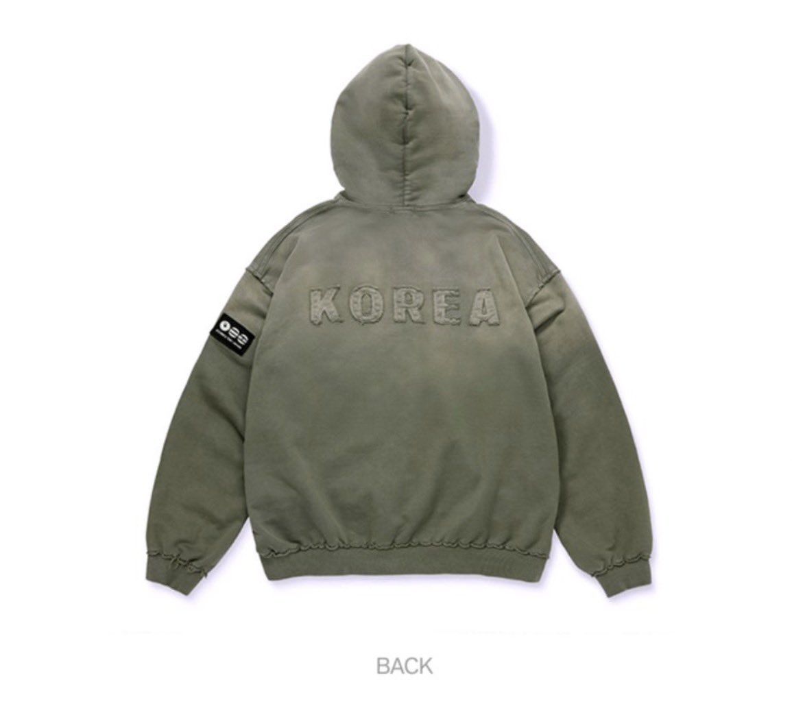 [PRE-ORDER] BTS Arirang Washed Green Zip-Up Hoodie | 2026