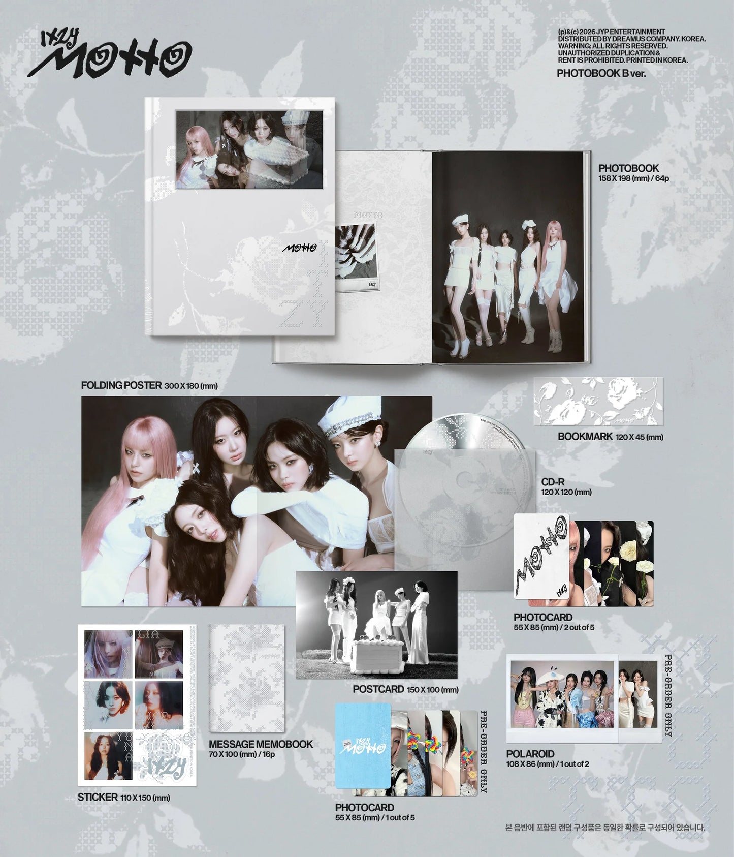 [Në Gjendje] ITZY - [MOTTO] Mini Album PHOTOBOOK RANDOM NO CD ❌
