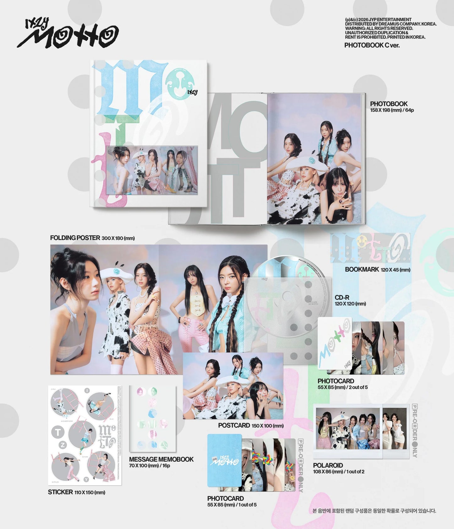 [Në Gjendje] ITZY - [MOTTO] Mini Album PHOTOBOOK RANDOM NO CD ❌