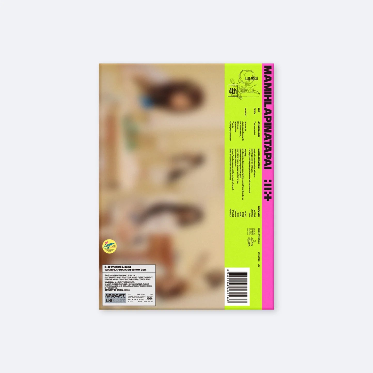 [On The Way] ILLIT ‘MAMIHLAPINATAPAI' Random Ver. NO CD ❌