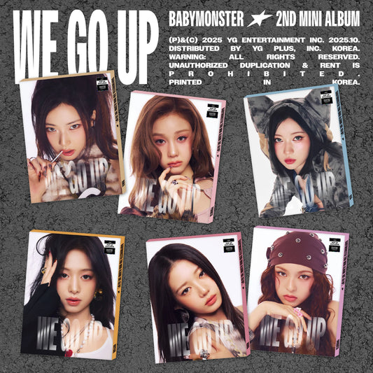 [PRE-ORDER] BABYMONSTER - WE GO UP (PATTERN Ver.) RANDOM Version NO CD ❌
