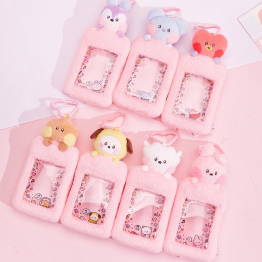[Në Gjendje] BT21 x SANFU Official Love Poem Photocard Holder Pink Edition