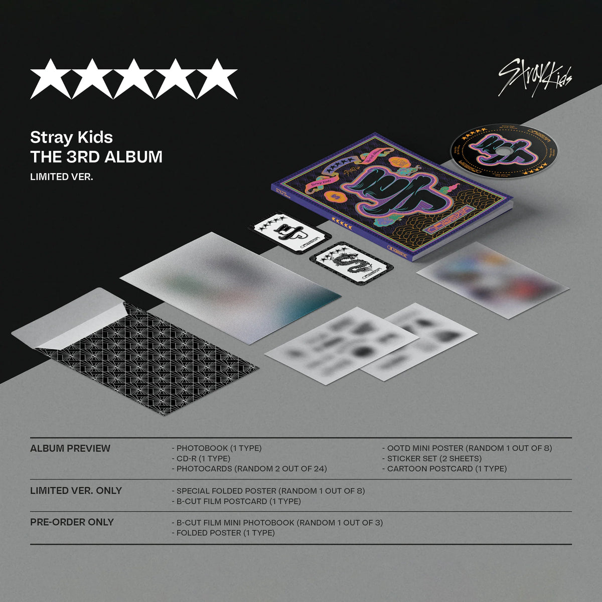 [Në Gjendje] STRAY KIDS - [★★★★★ (5-STAR)] 3rd Album LIMITED Version