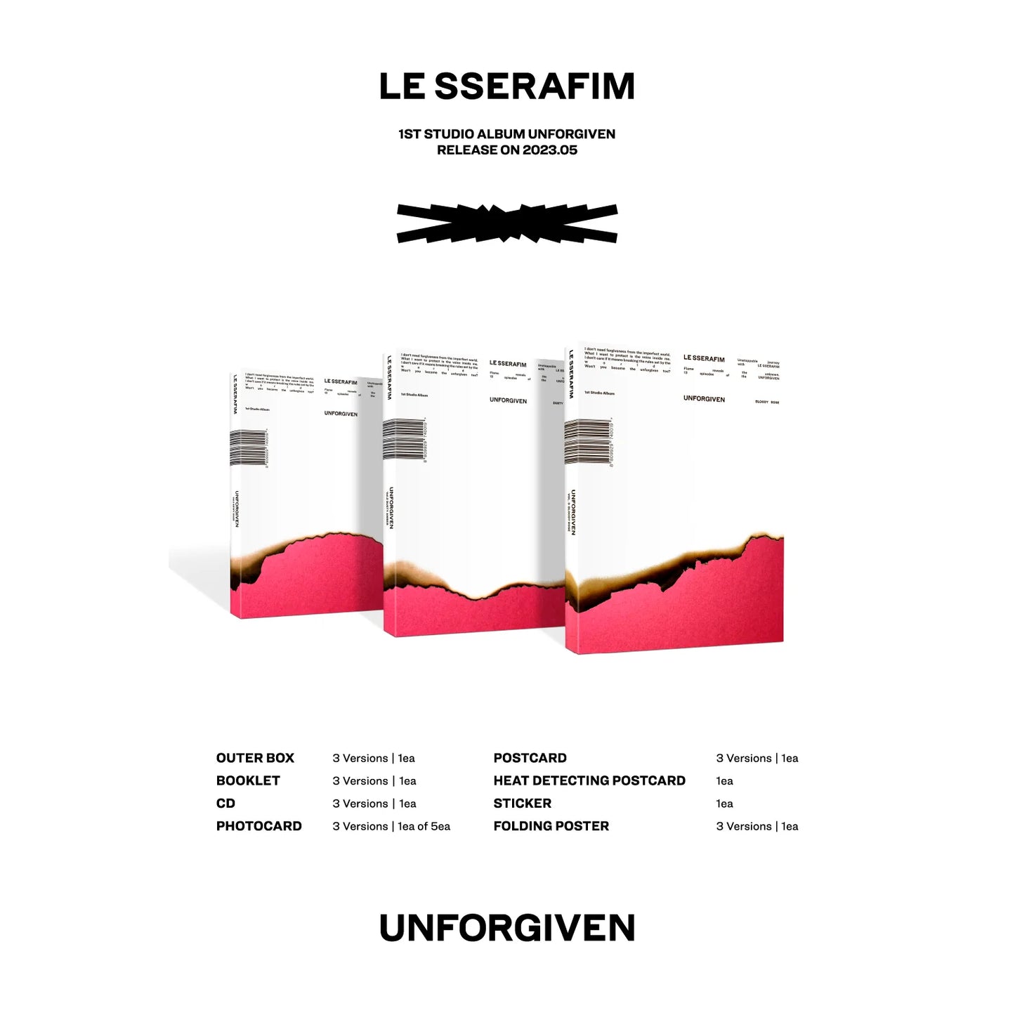 [On The Way] LE SSERAFIM - [UNFORGIVEN] RANDOM Ver NO CD ❌