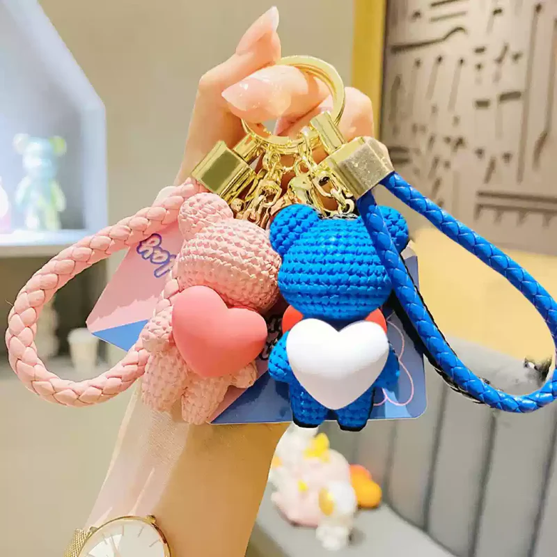 [PRE-ORDER] K-Drama Lovely Runner – Kim Hye Yoon & Byeon Woo-seok Bear Keychain