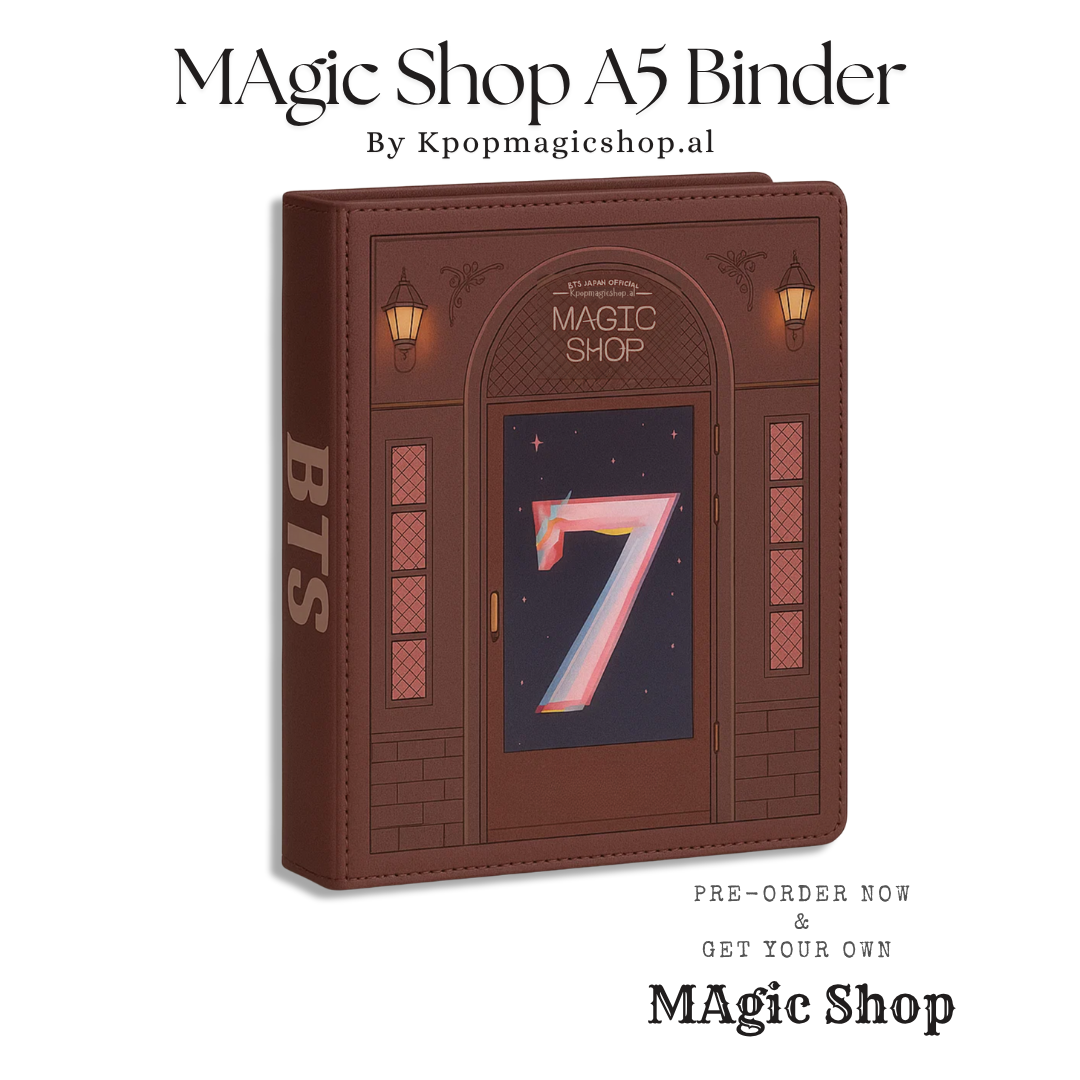[PRE-ORDER] BTS Magic Shop A5 Binder (leather)