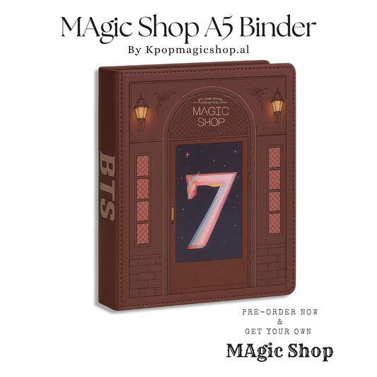 [PRE-ORDER] BTS Magic Shop A5 Binder (leather)