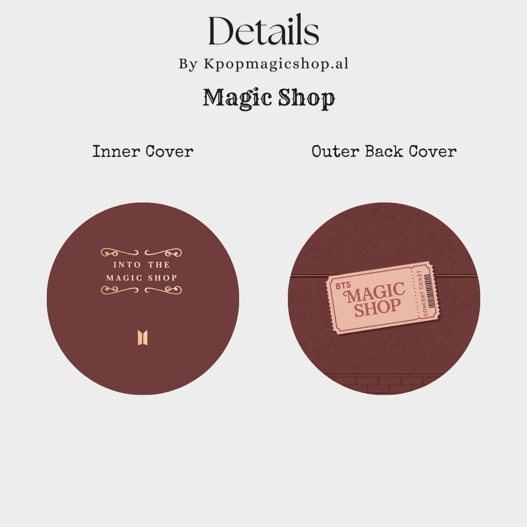 [PRE-ORDER] BTS Magic Shop A5 Binder (leather)