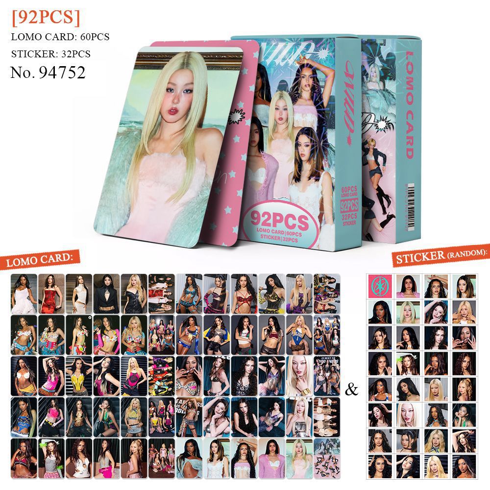 [Në Gjendje] KATSEYE 'Wild' 2 lomocards (92pcs)