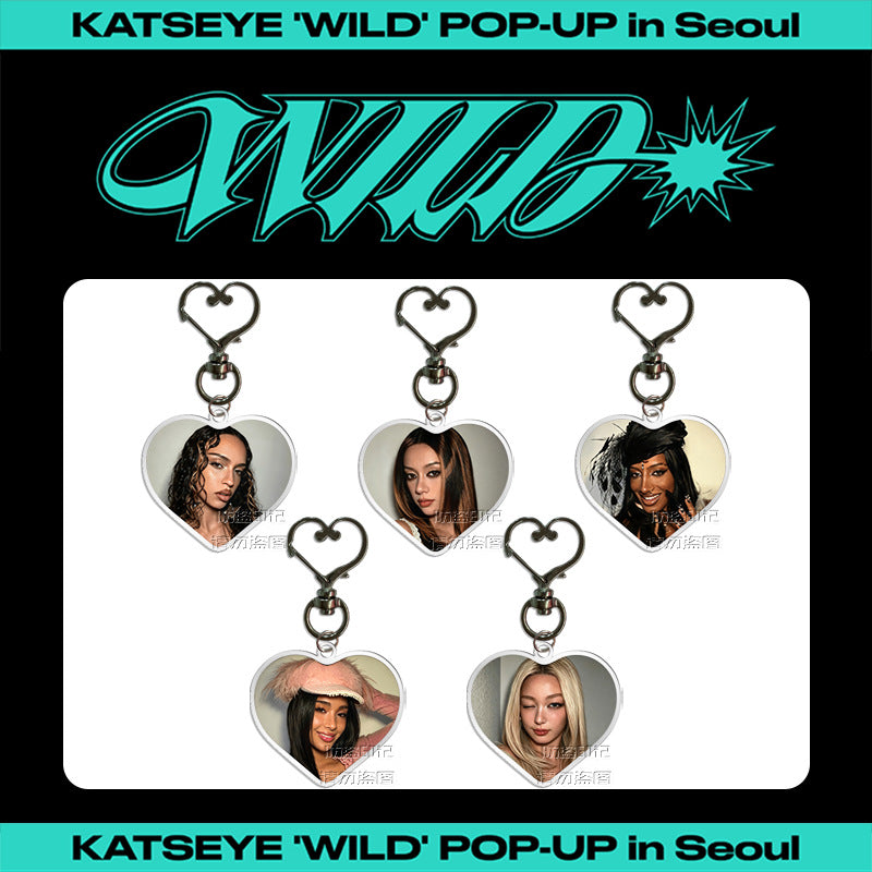 [Në Gjendje] KATSEYE 'WILD' Acrylic Keyring