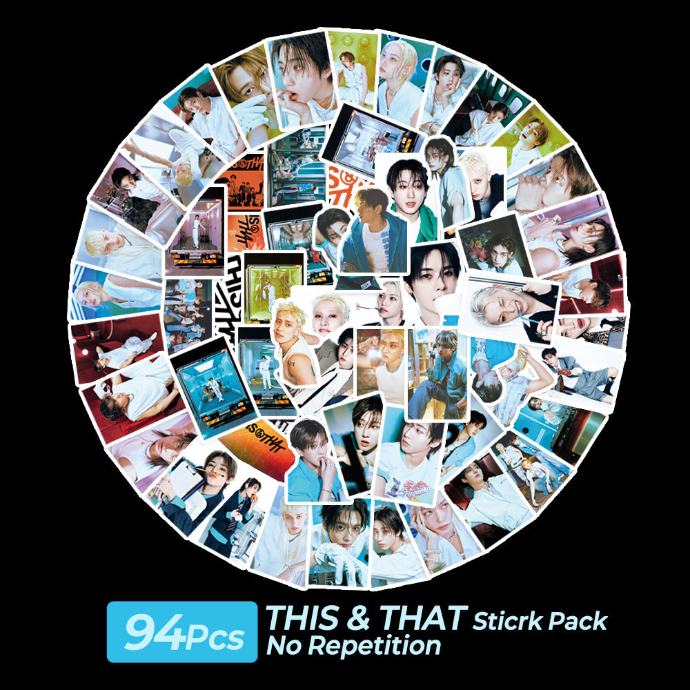 [Në Gjendje] STRAY KIDS 'This & That' Sticker Set (94pcs)