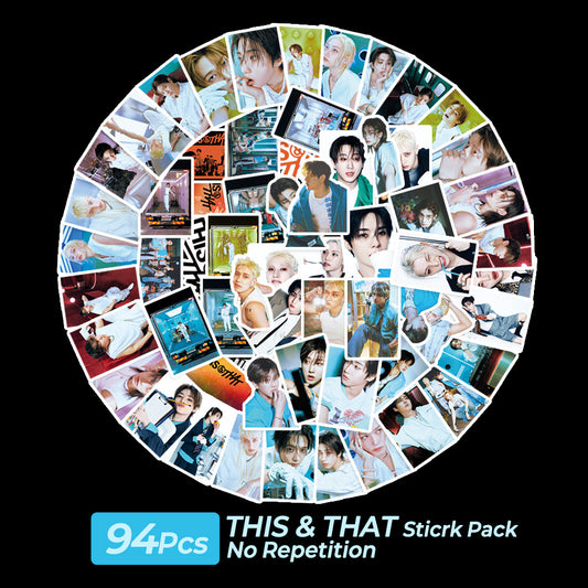 [Në Gjendje] STRAY KIDS 'This & That' Sticker Set (94pcs)